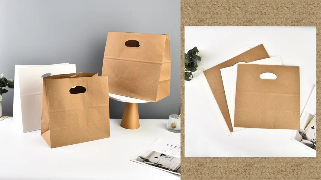 Hot-Selling Packing Bag Wholesale Direct Factory Cheap Shopping Die Cut Handle Paper Bag
